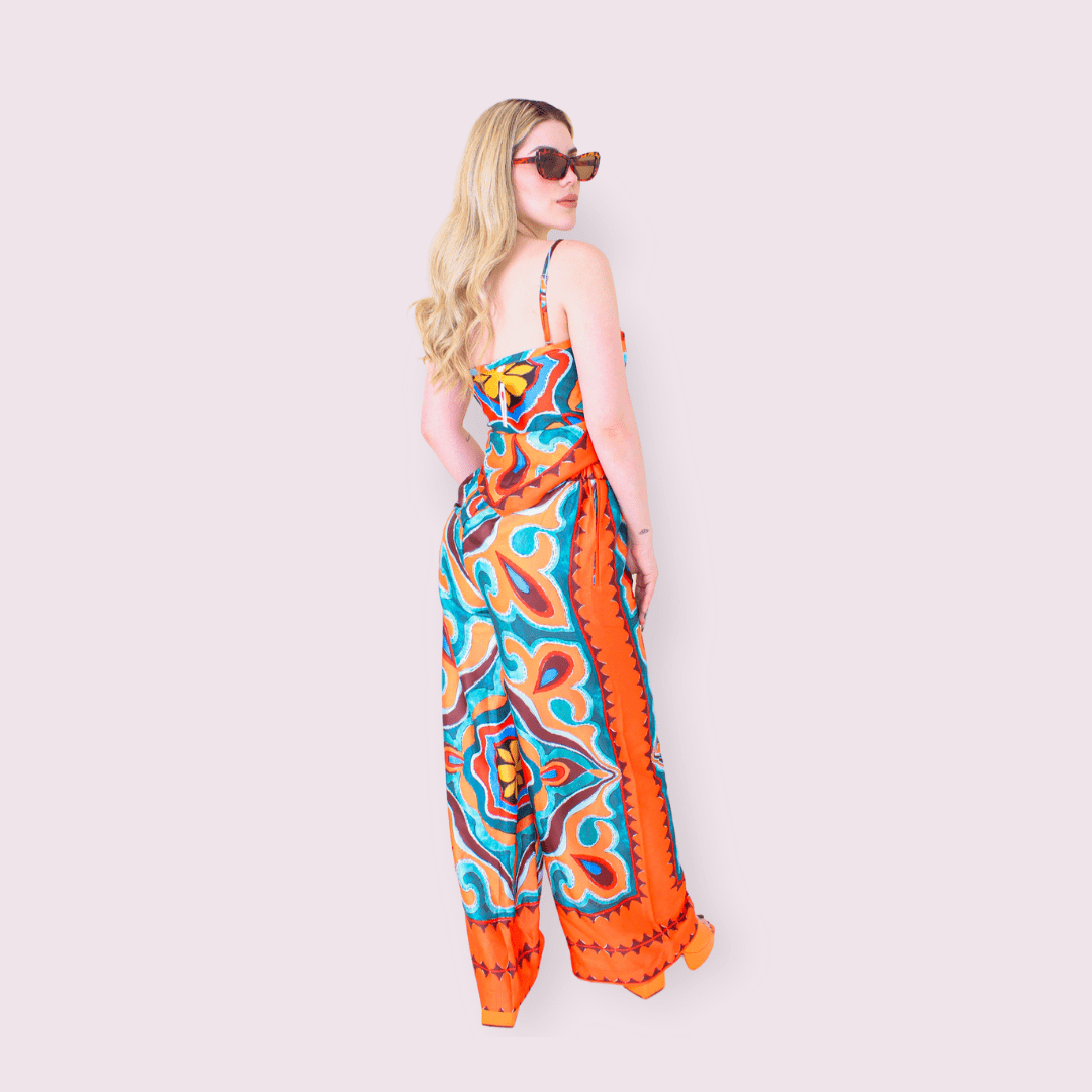 SET ESTAMPADO NARANJA