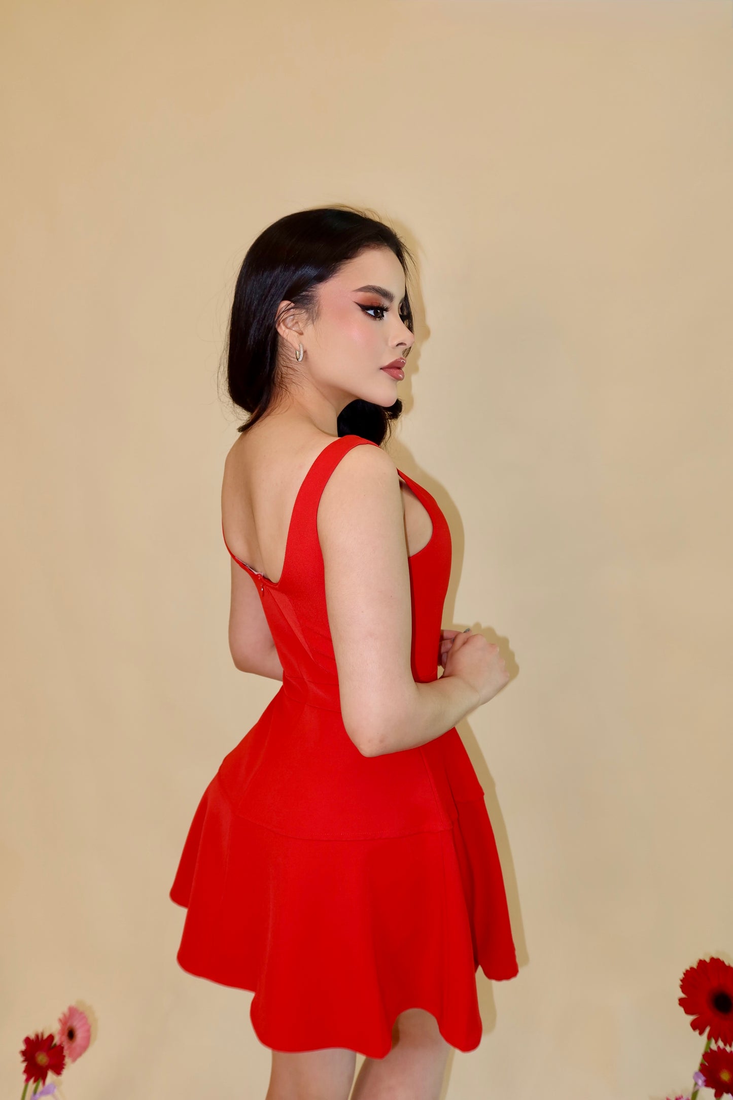 VESTIDO MINI ROJO BLAIR