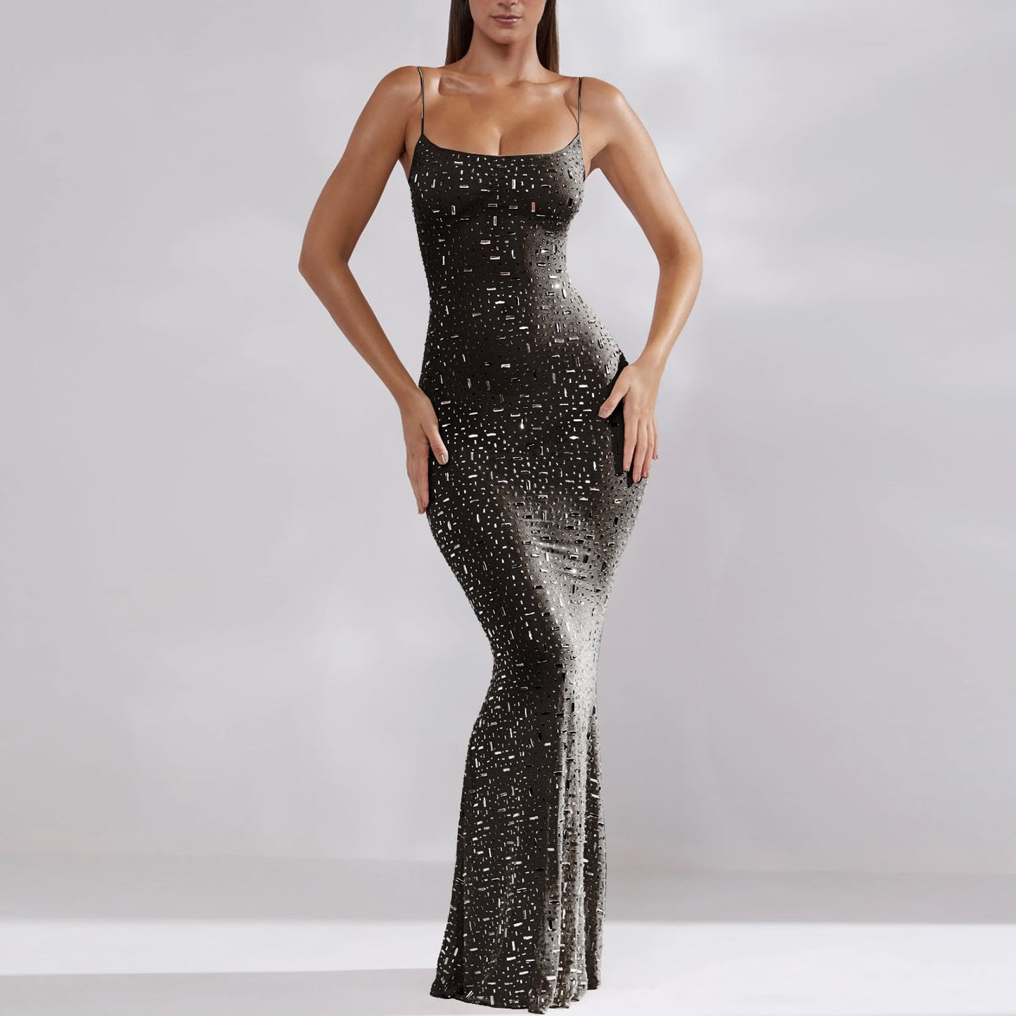 VESTIDO TIRANTES CON PIEDRAS