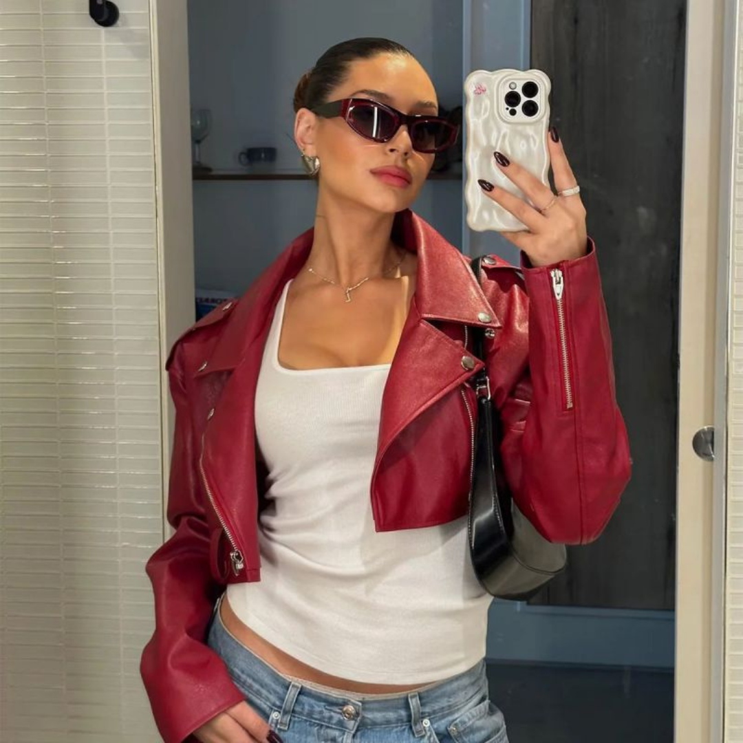 CHAMARRA VINIPIEL TINTA