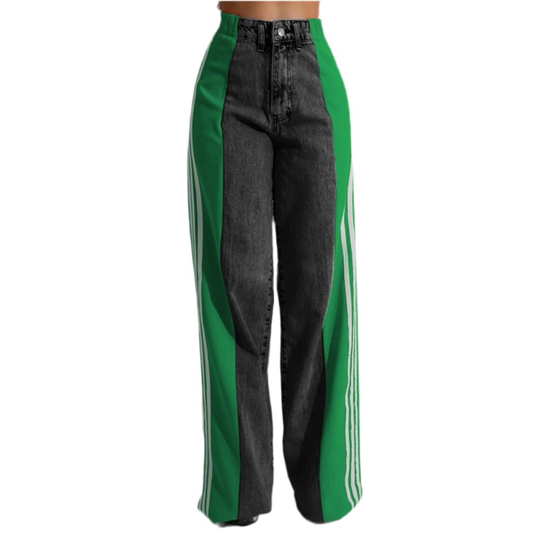 TRACK PANT MEZCLILLA OBSCURA -VERDE