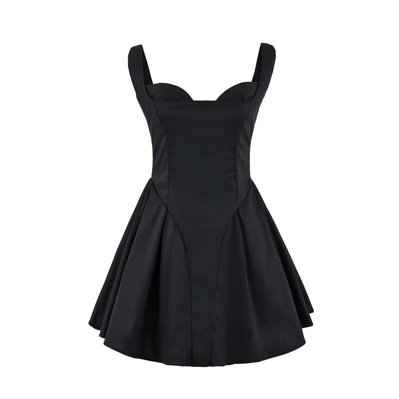 ISABEL MINI DRESS NEGRO