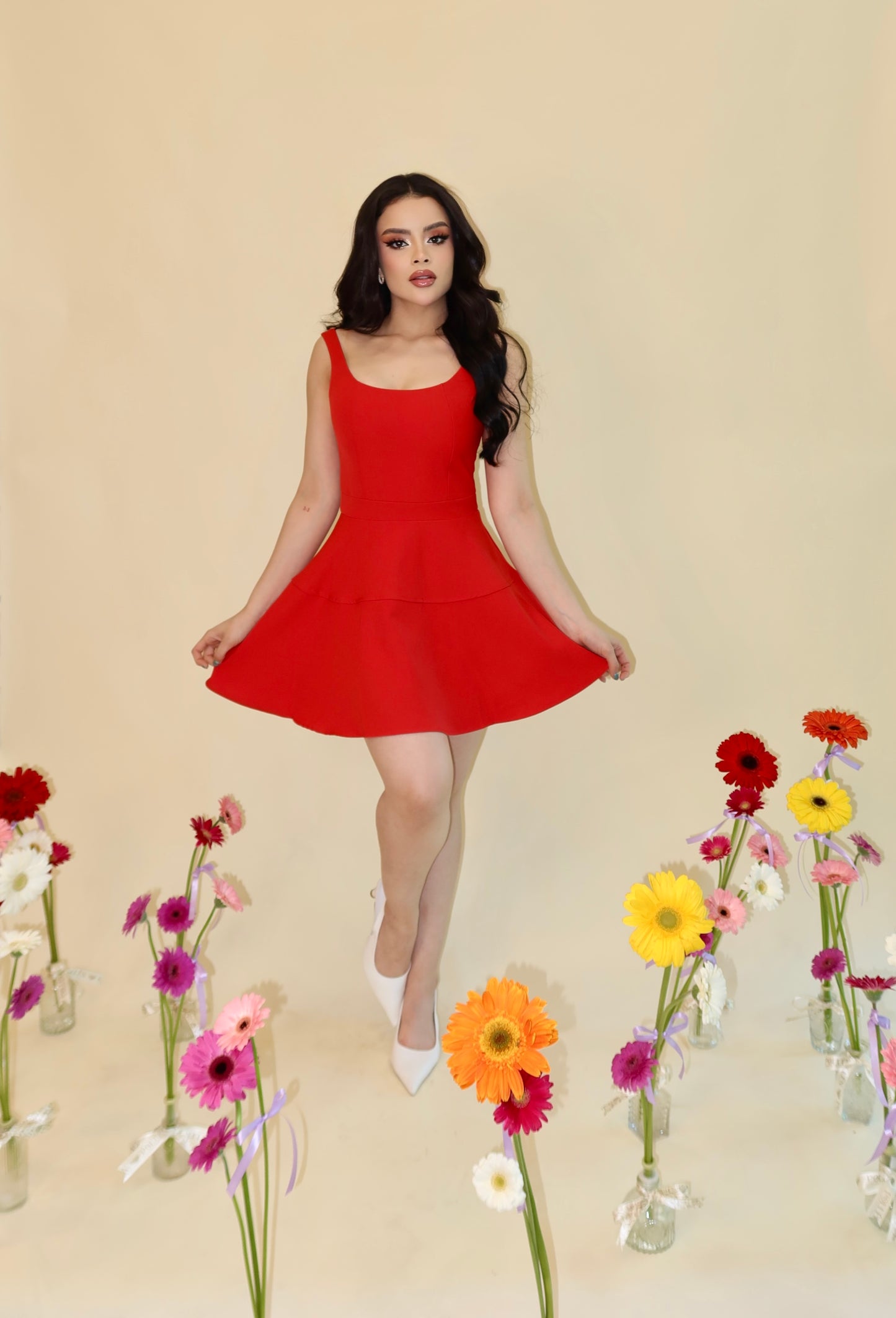 VESTIDO MINI ROJO BLAIR