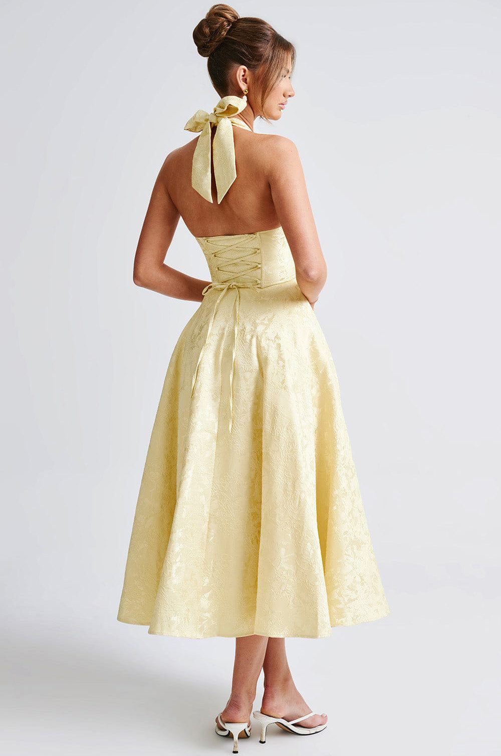 VESTIDO ROSALIND CORSET YELLOW
