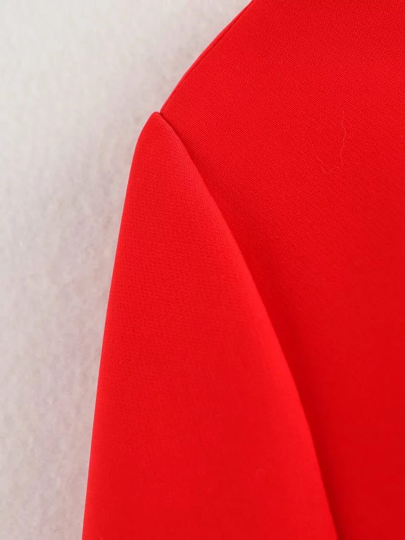 ITALY DRESS ROJO MOÑOS
