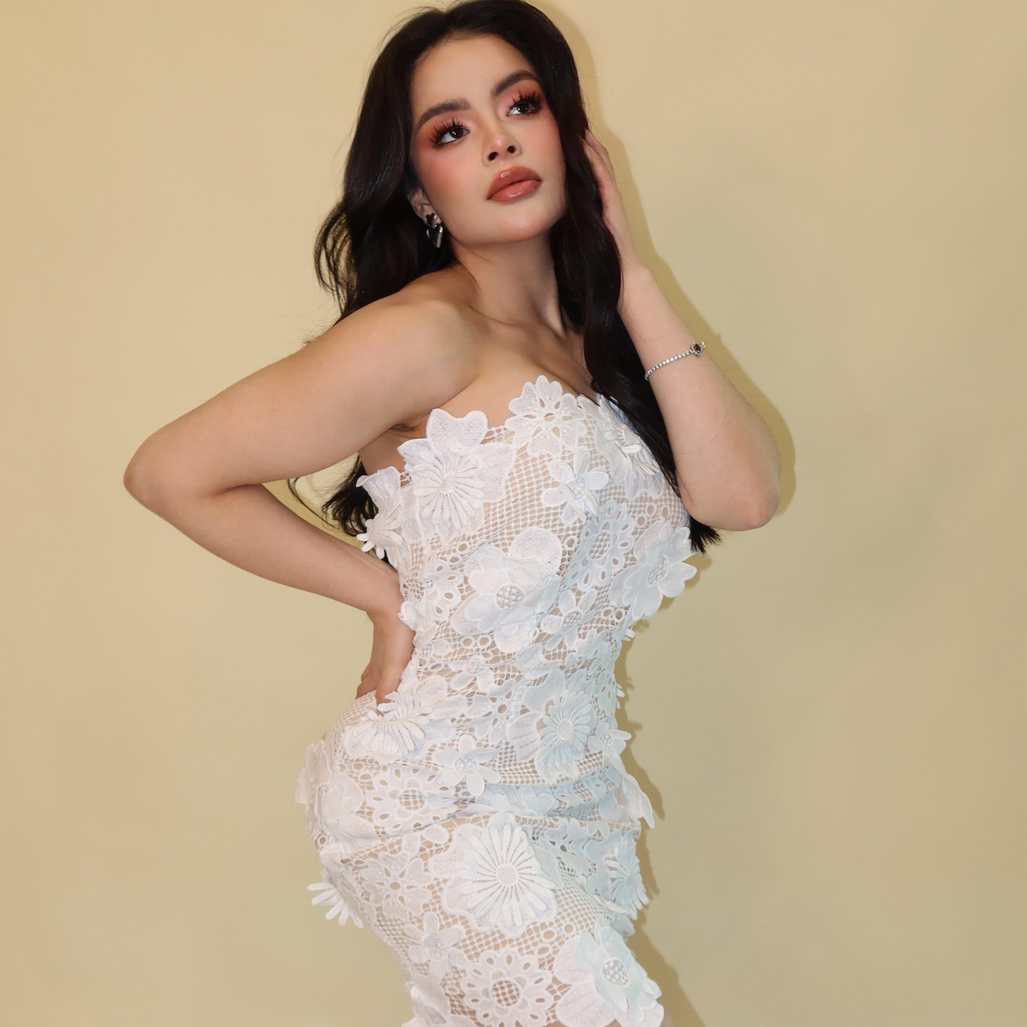 VENICE DRESS BORDADO BLANCO
