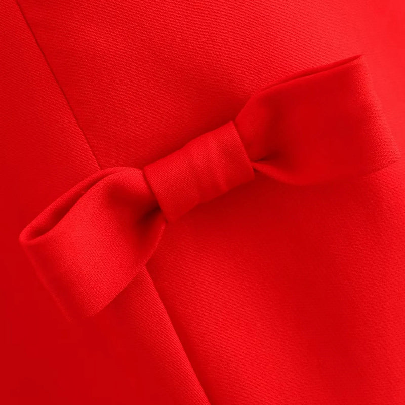 ITALY DRESS ROJO MOÑOS