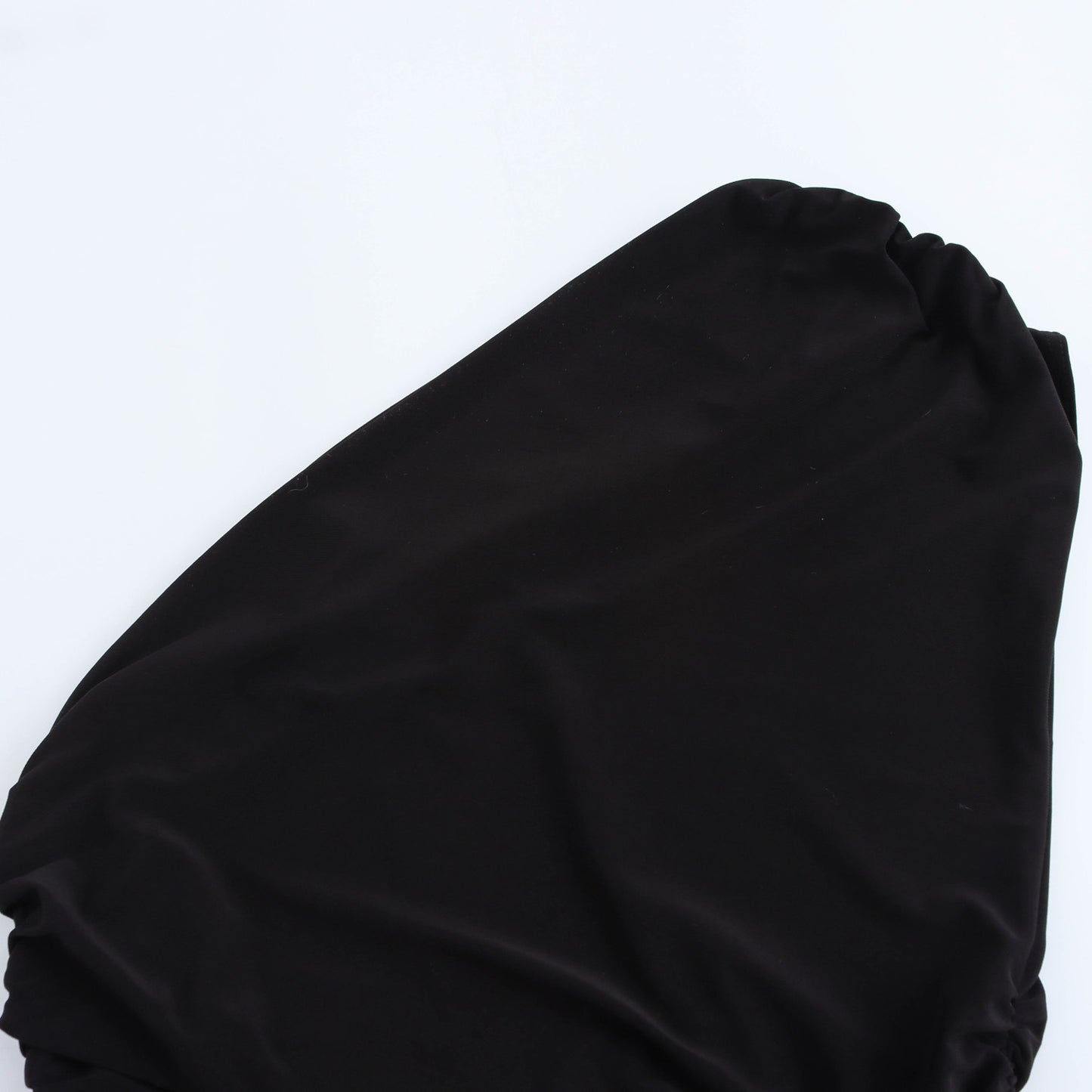 VESTIDO NEGRO MAXI ASIMETRICO