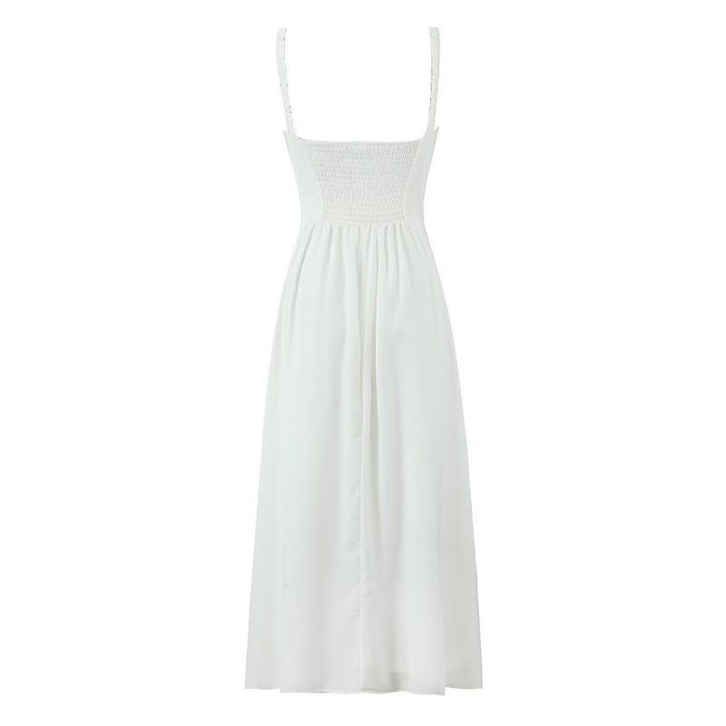 VESTIDO MIDI FLORENCE WHITE