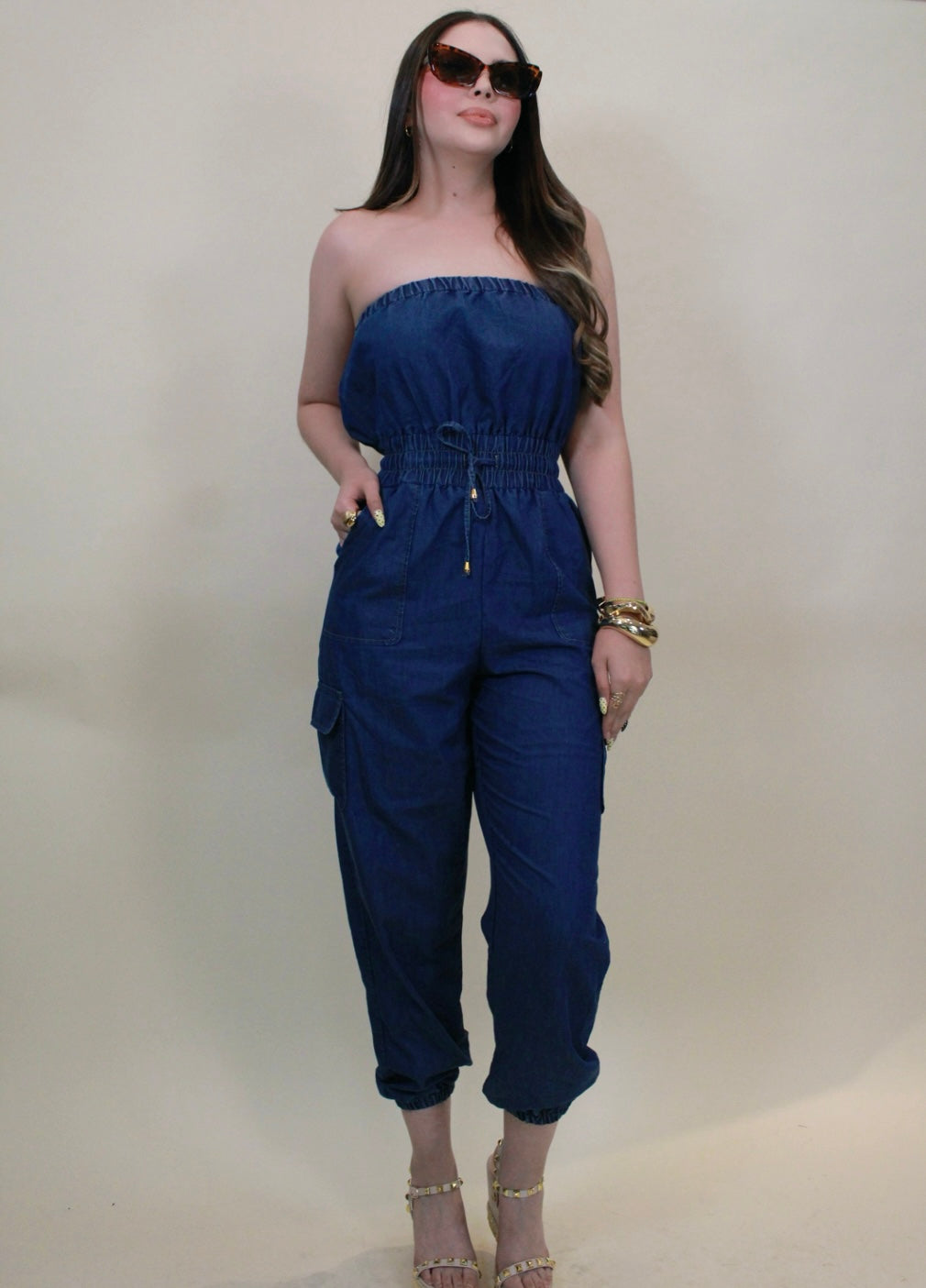 JUMPSUIT STEHELLA MEZCLILLA