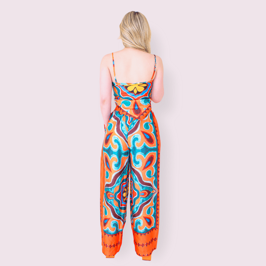 SET ESTAMPADO NARANJA