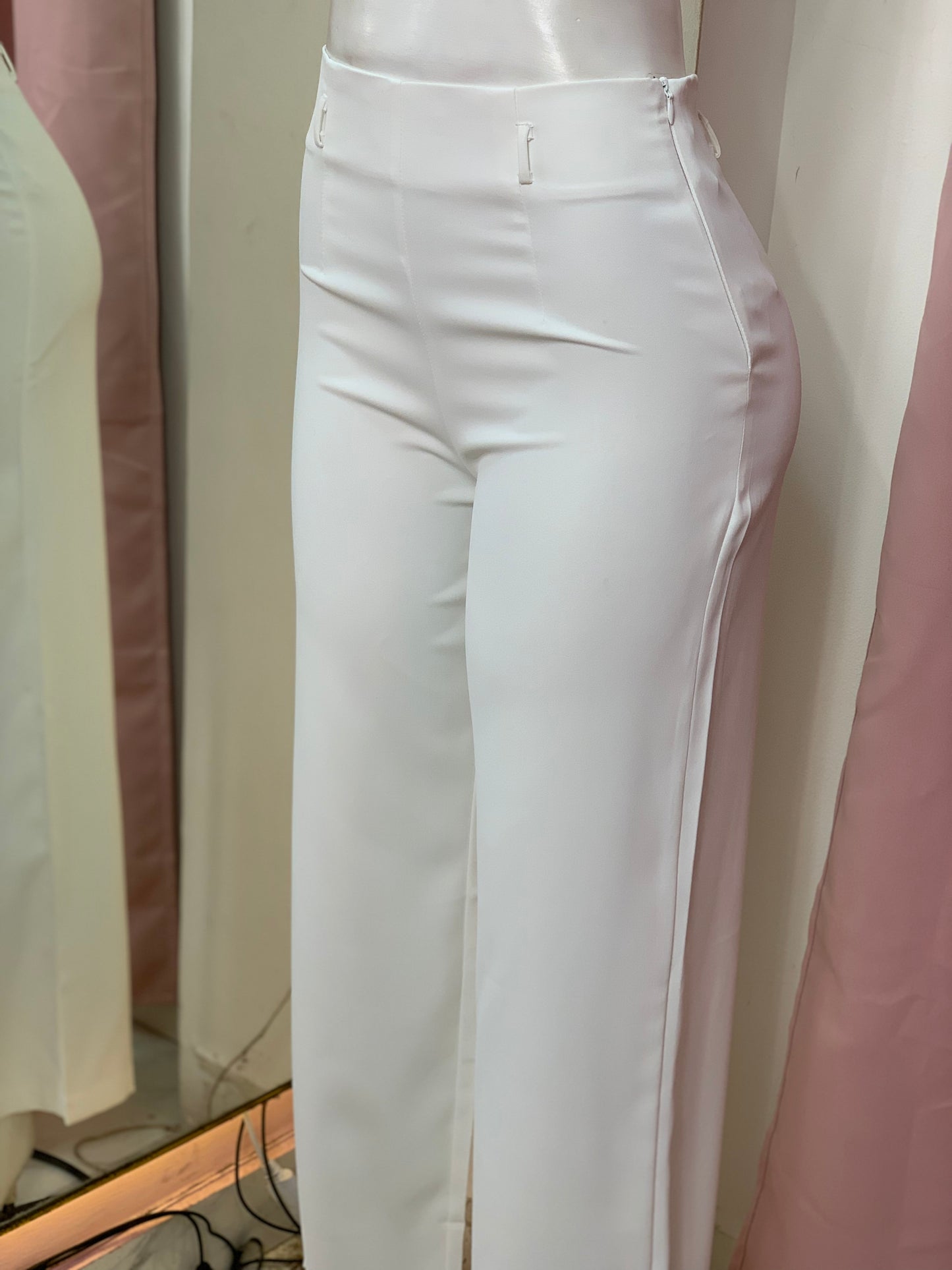 CAMILLE SET BLANCO PANTALON + CHALECO