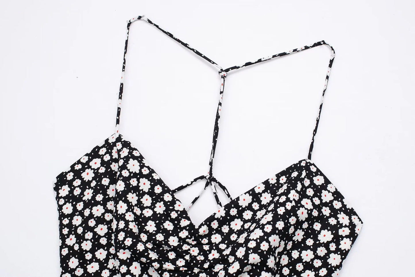 VESTIDO FLORES NEGRO