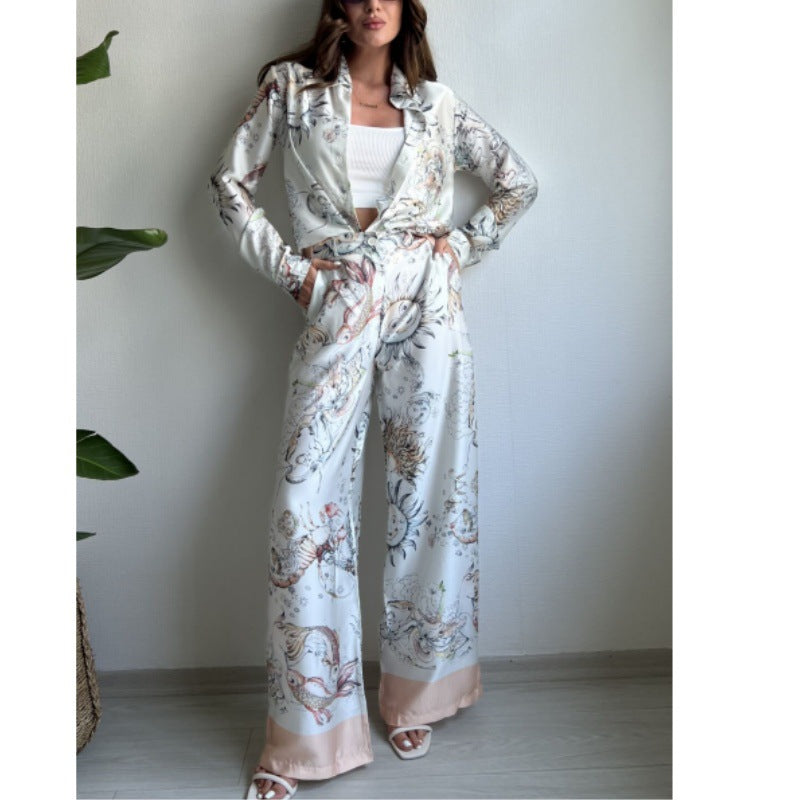 SET CAMISA+ PANTALÓN ESTAMPADO SOLES