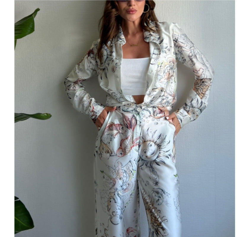 SET CAMISA+ PANTALÓN ESTAMPADO SOLES