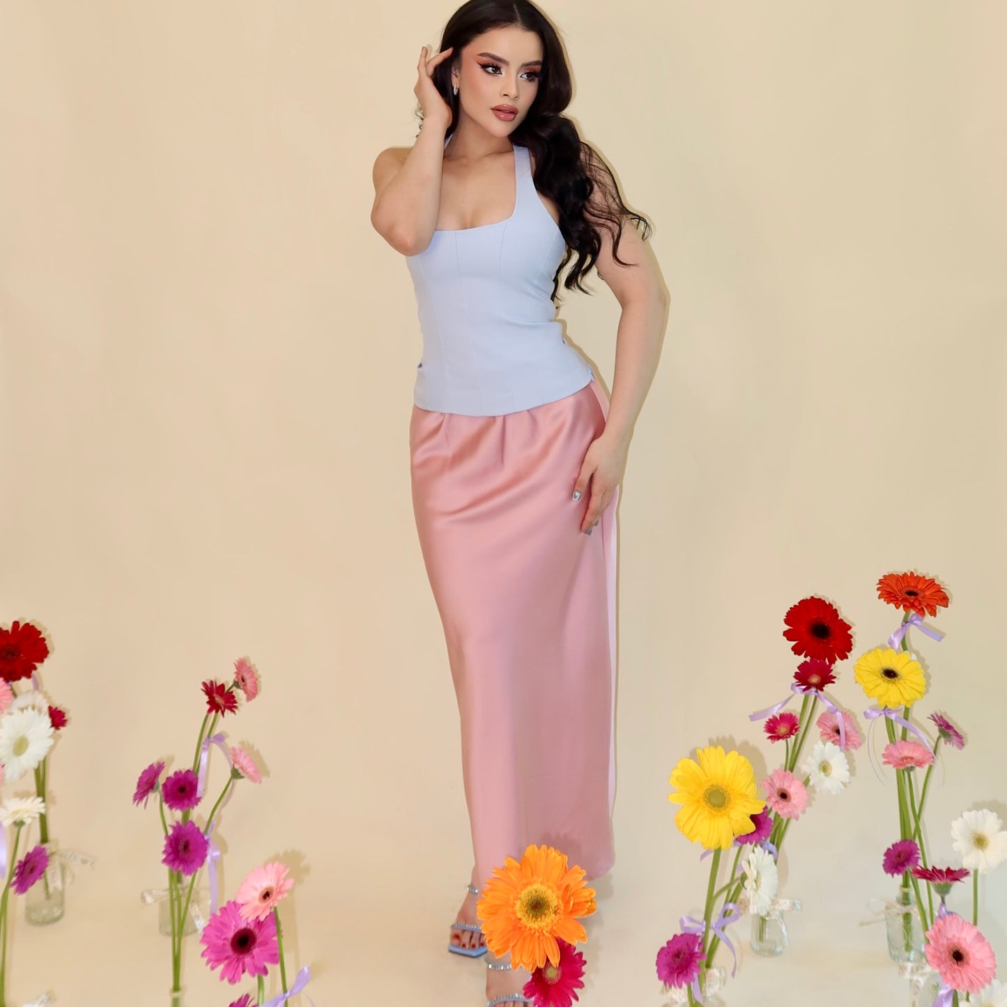 TOP AZUL CIELO KATE