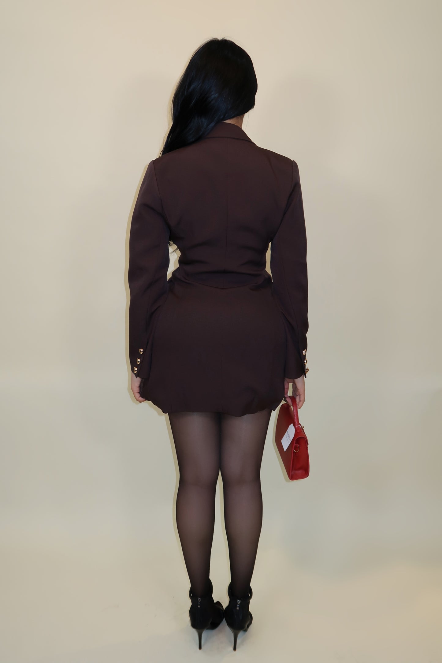 VESTIDO BLAZER PARÍS CAFE