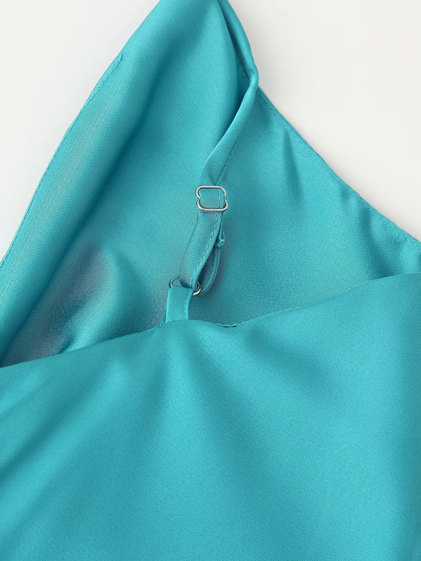 VESTIDO CLARISA MAXI TURQUESA