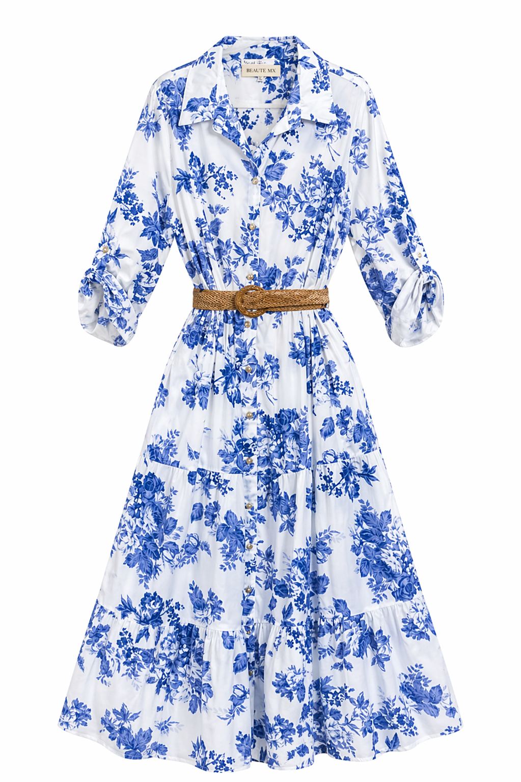 VESTIDO FLORA AZUL