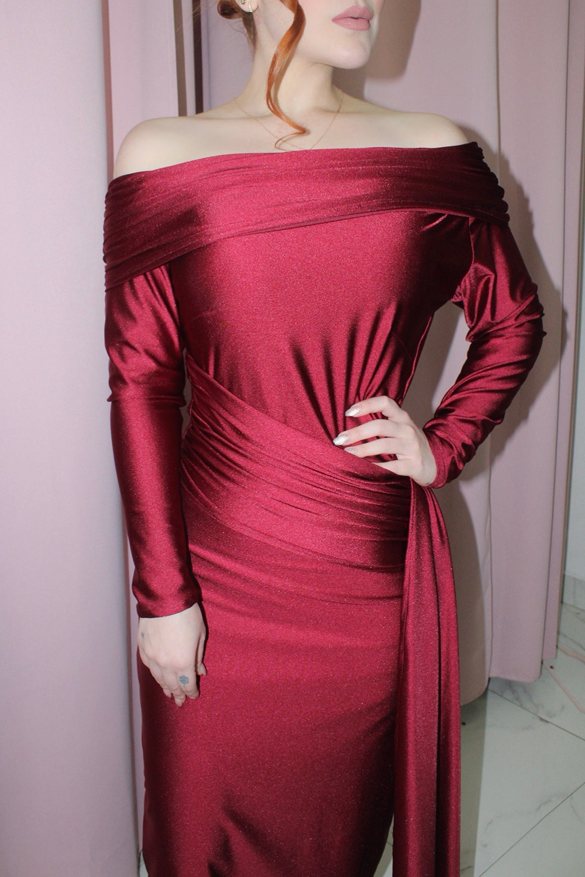 VESTIDO CARMINA TINTO
