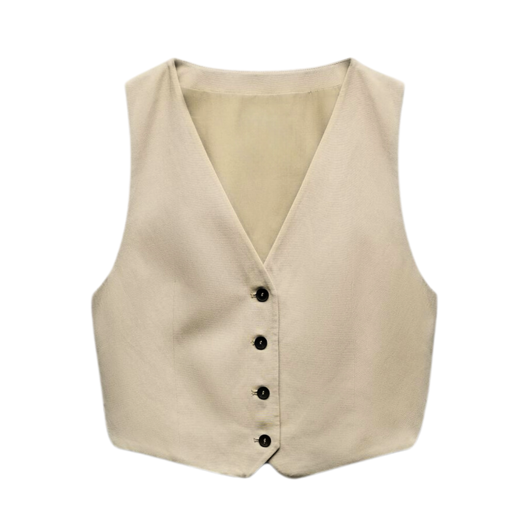 SET CAMEL CHALECO + SHORT