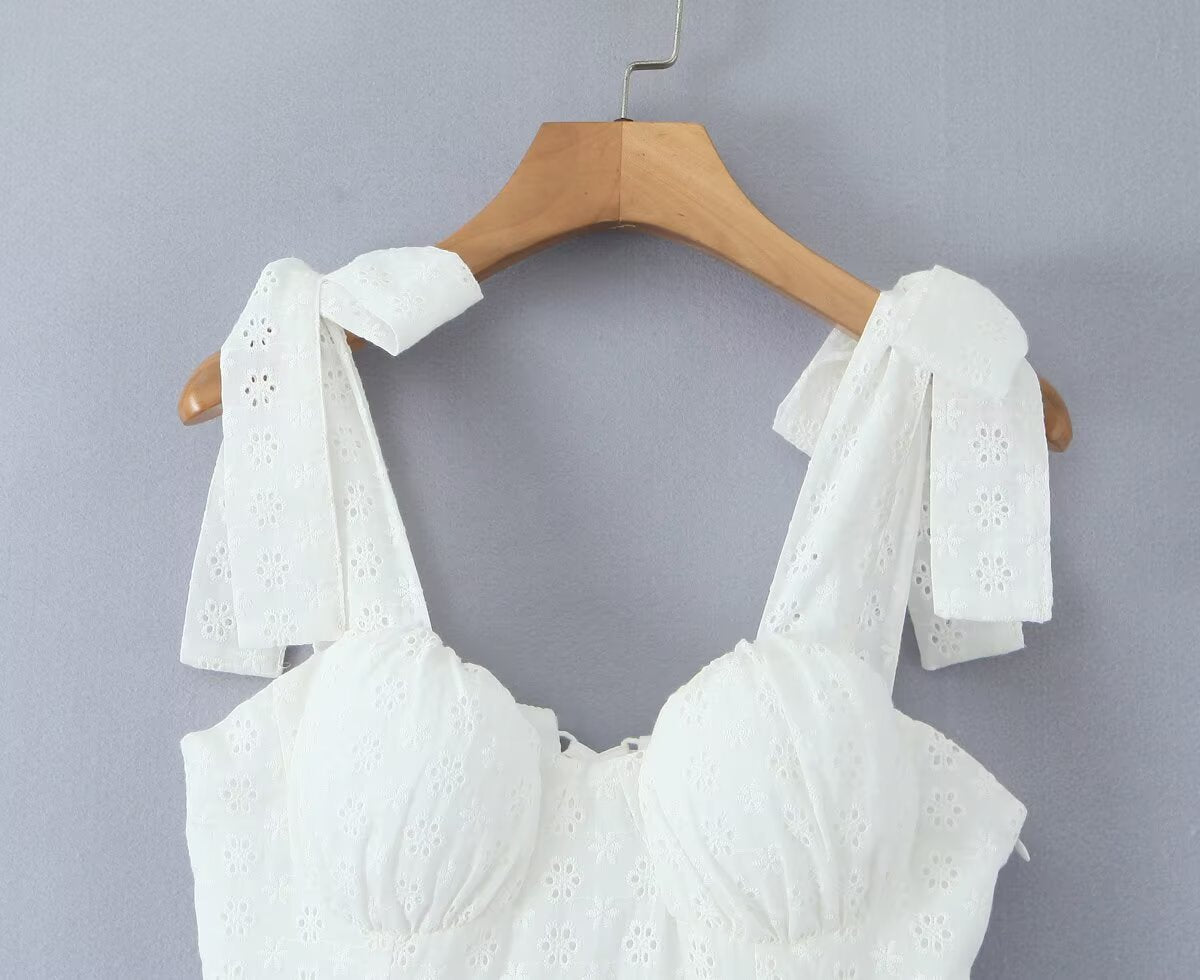 VESTIDO ALESSIA ALGODÓN BLANCO