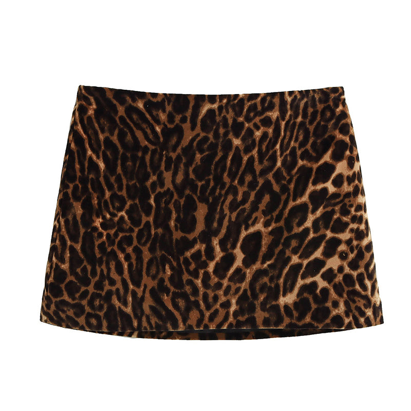 FALDA ANIMAL PRINT GAMUZA