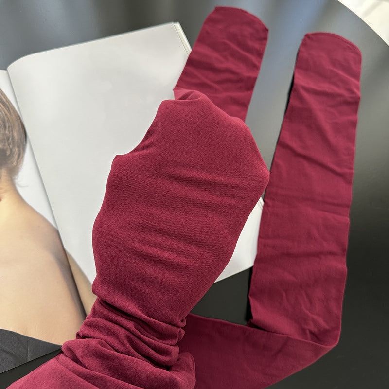 MEDIAS SEMI- TRANSPARENTES TINTAS UNITALLA
