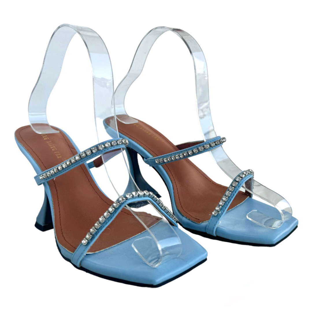 TACON AZUL DOBLE CADENA