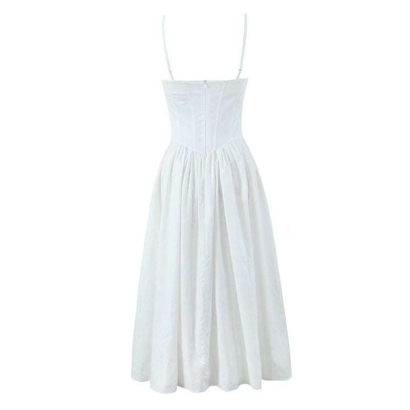 VESTIDO MIDI BEATRIZ BLANCO