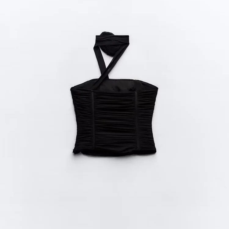 CORSET MESH CON FLOR
