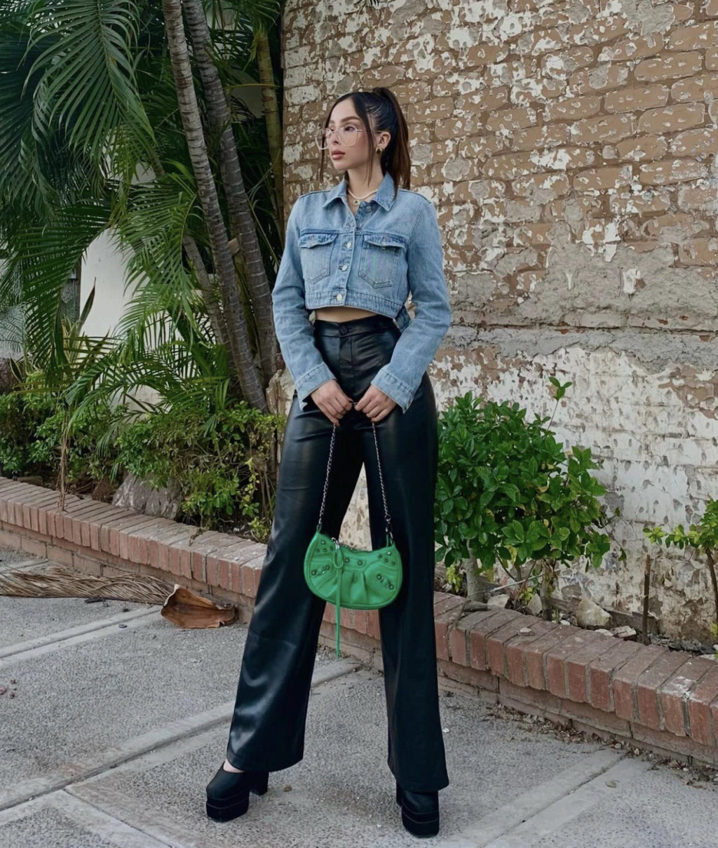 PANTALON VINIPIEL NEGRO