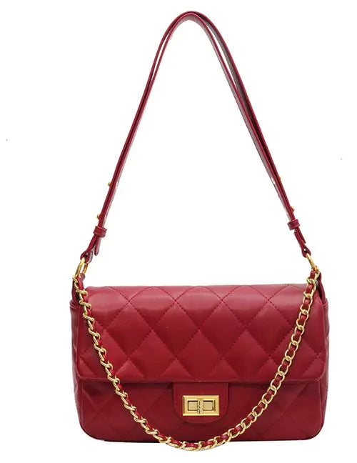 BOLSO TIPO CHANEL TINTA CADENA ENFRENTE