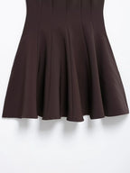VESTIDO MINI KARLA CAFE