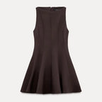 VESTIDO MINI KARLA CAFE