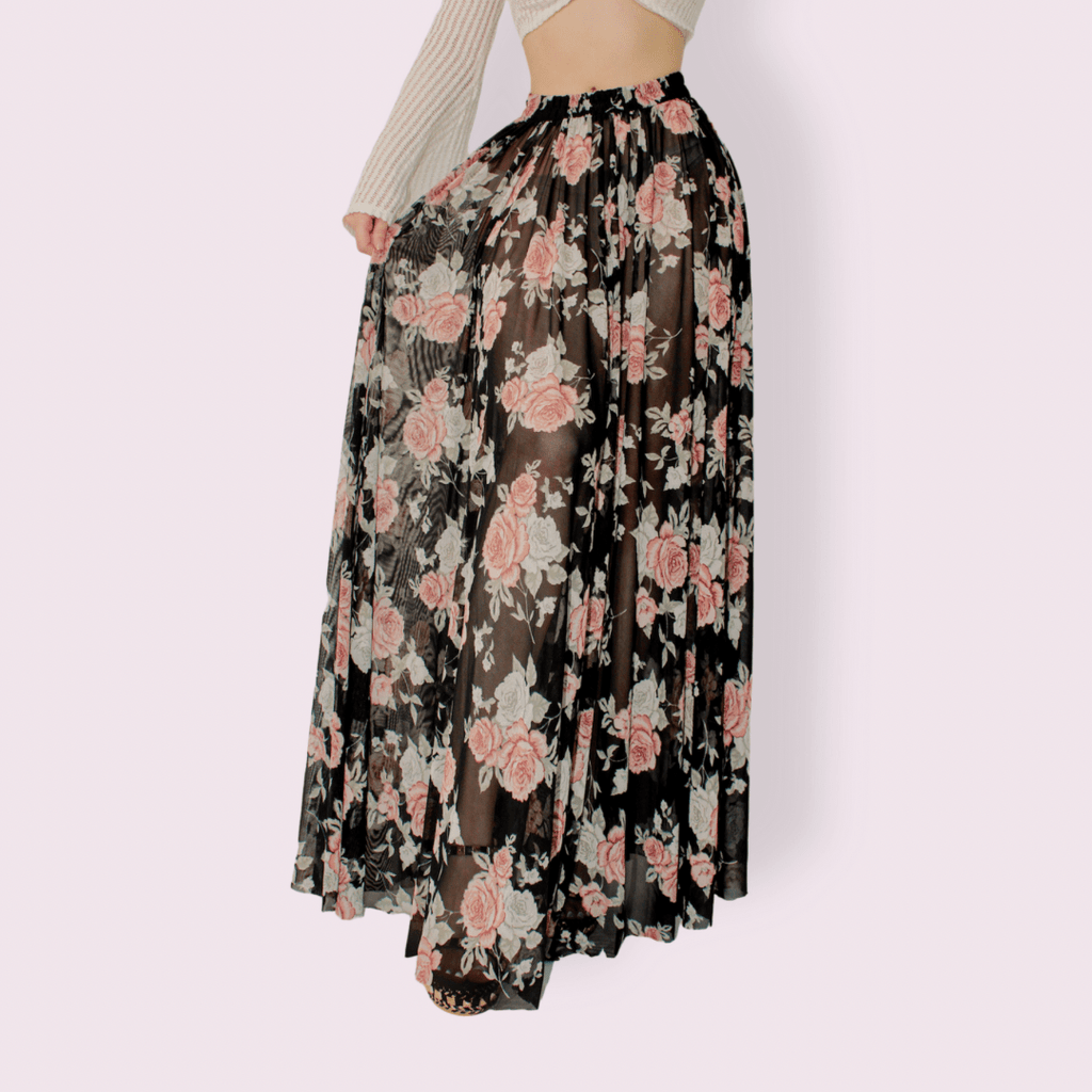 FALDA LARGA ESTAMPADA