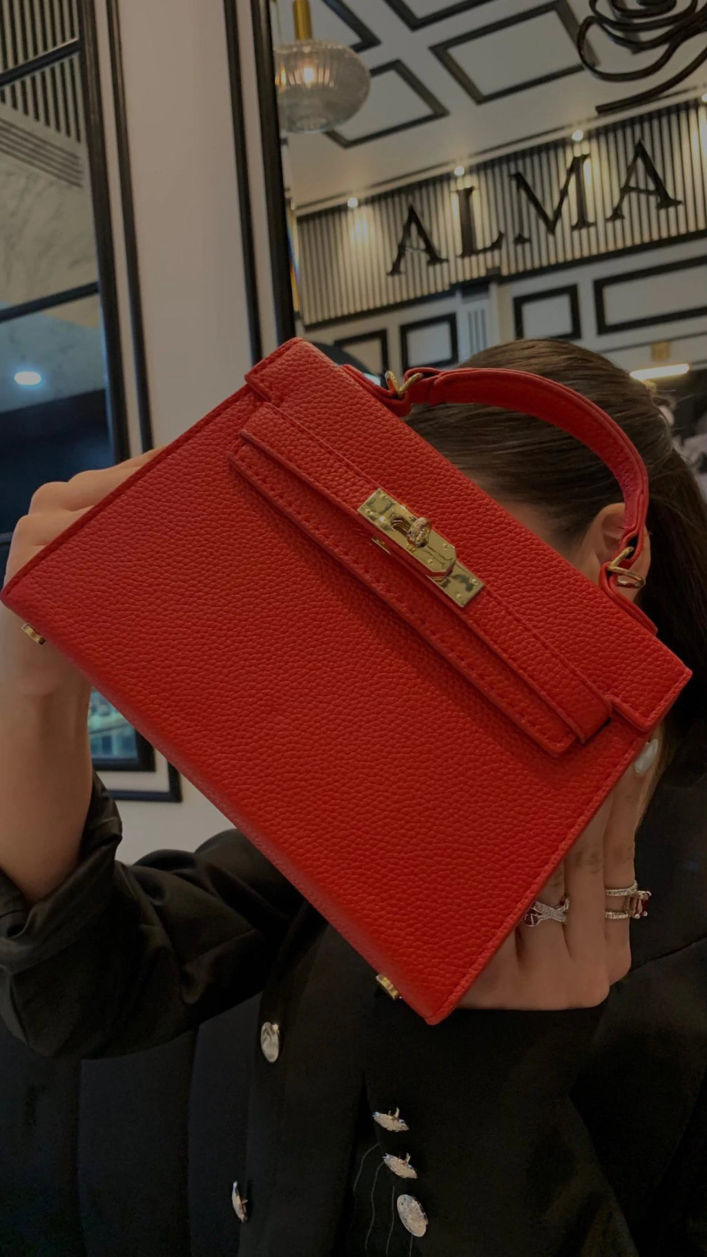BOLSO DUPE HMS MINI ROJA