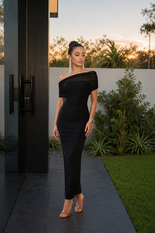 VESTIDO MAXI YANIRA BLACK