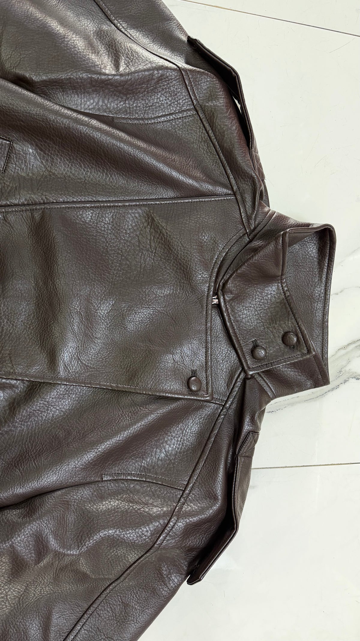 CHAQUETA VINYPIEL KASSY CAFÉ