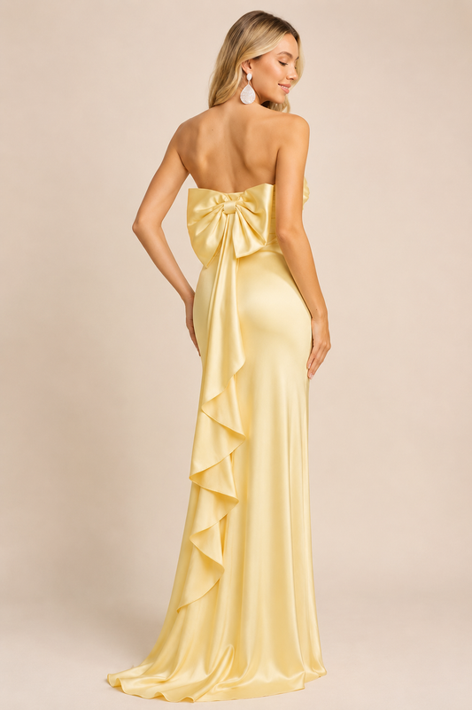 VESTIDO MAXI ARIELLE YELLOW