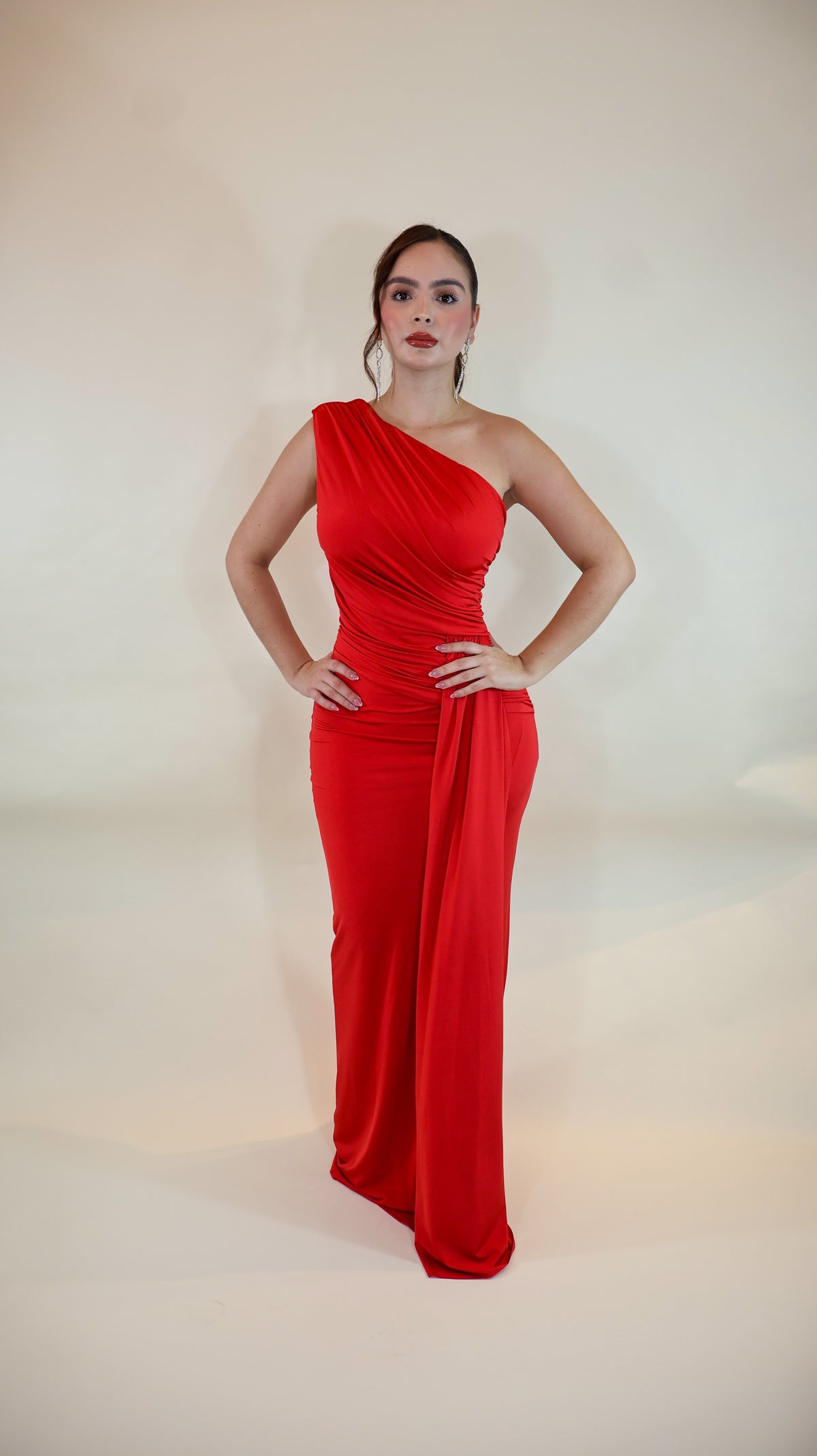 VESTIDO EVRA MAXI ROJO