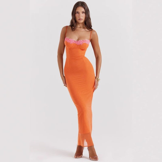 VESTIDO ARLETH NARANJA