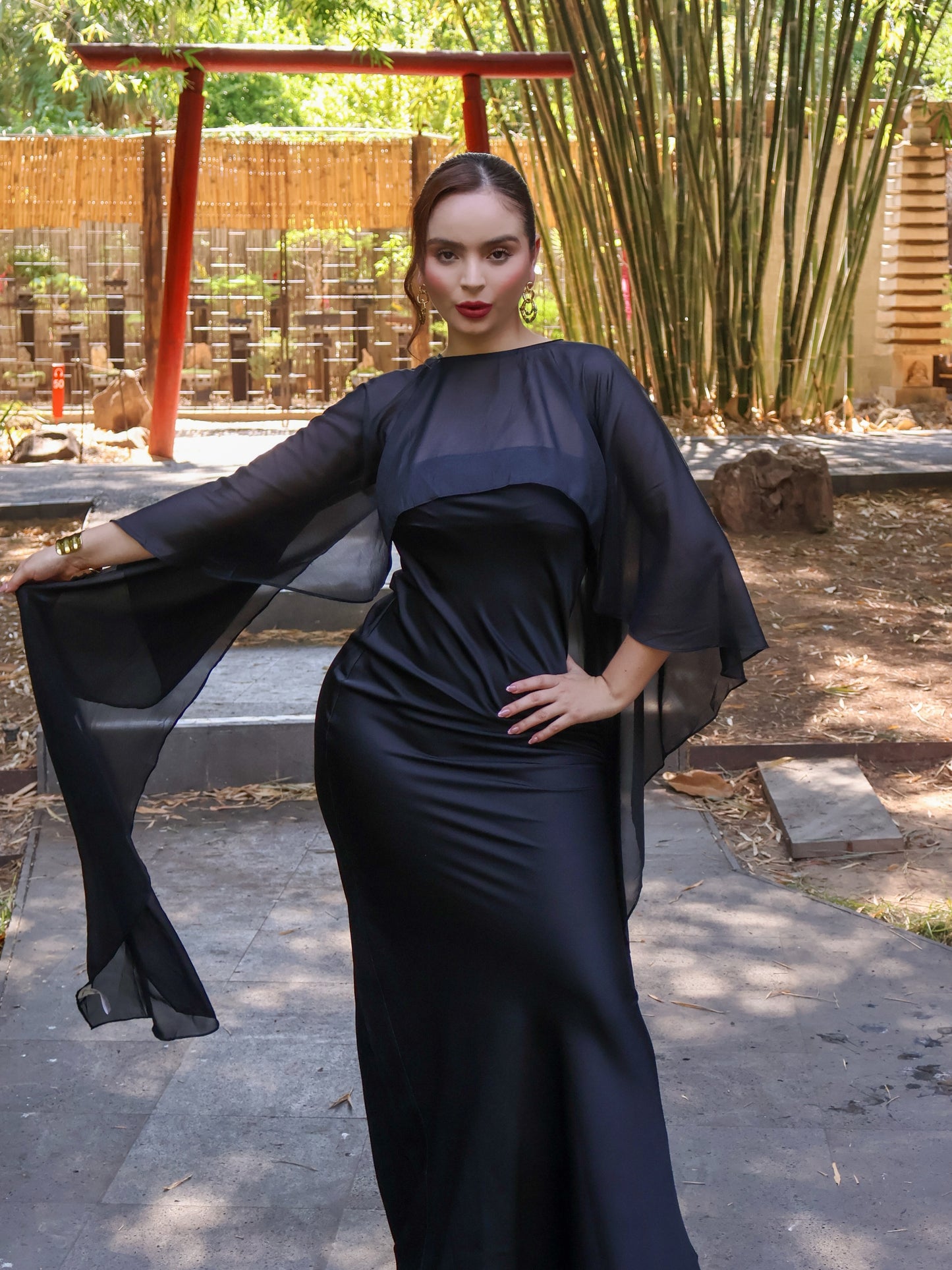 VESTIDO MAXI LORREINE BLACK