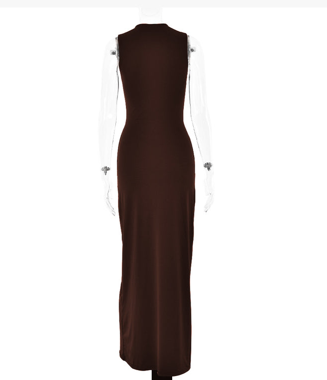 VESTIDO TAYLOR CAFÉ