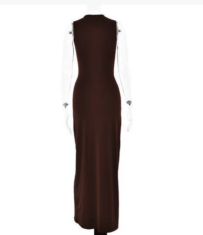 VESTIDO TAYLOR CAFÉ