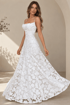 VESTIDO ELSA BLANCO DE TIRANTES CON ESPALDA DESCUBIERTA