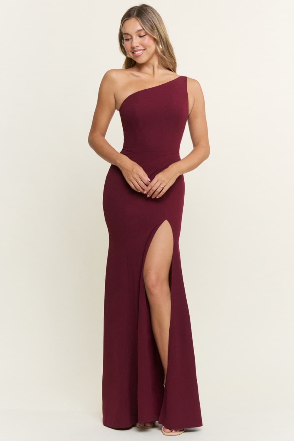 VESTIDO VELISSE BURGUNDY MAXI