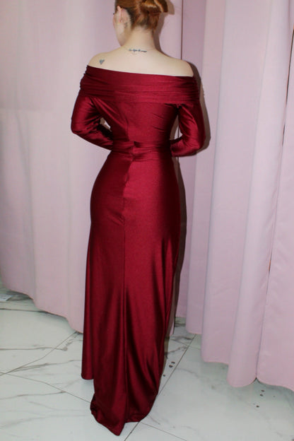 VESTIDO CARMINA TINTO