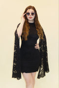 VESTIDO ELEONOR ENCAJE NEGRO