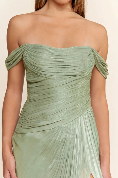 VESTIDO MILIE DUSTY SAGE